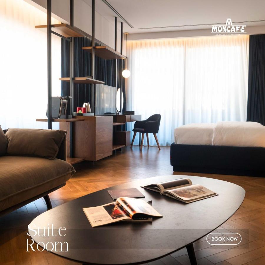 Moncafe Boutique Hotel & Spa 地拉那 外观 照片